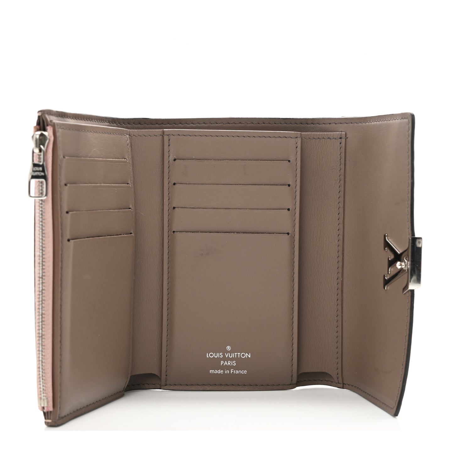 Taurillon Capucines Compact Wallet Magnolia
