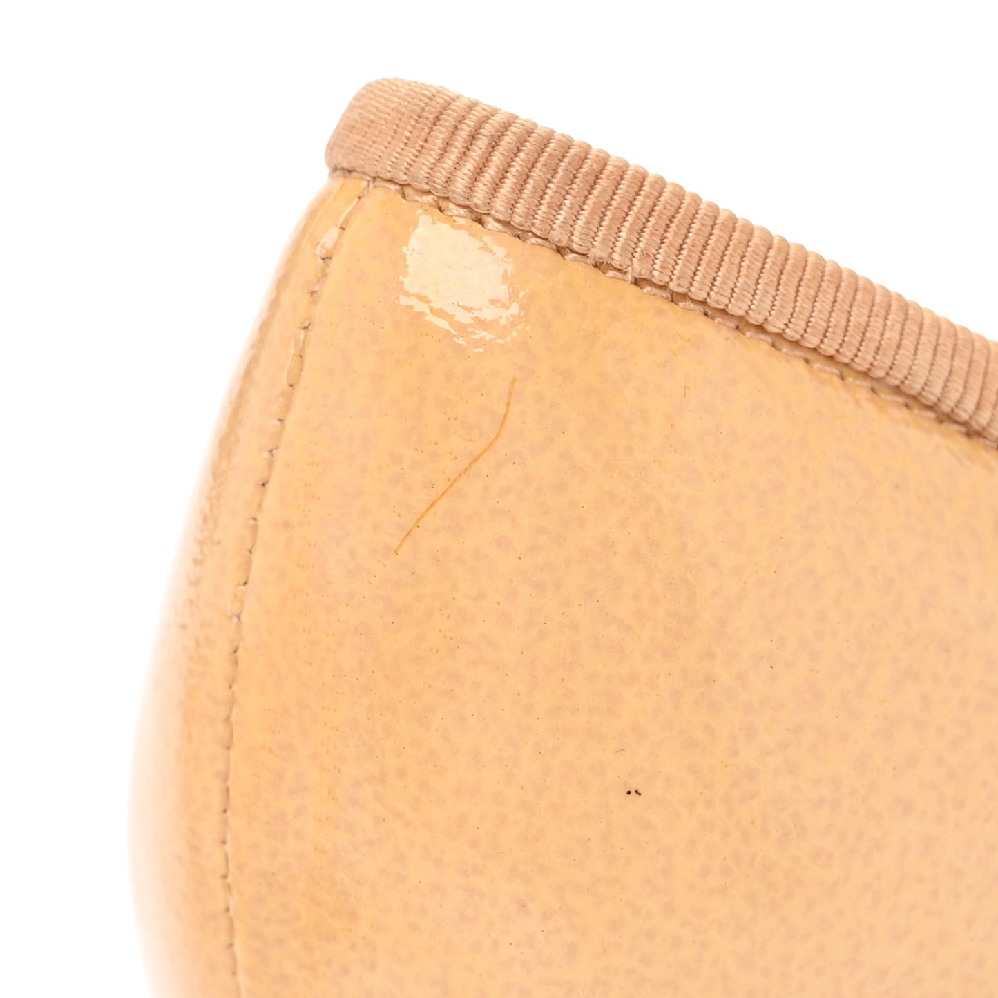 Patent CC Cap Toe Pumps 35 Beige Black
