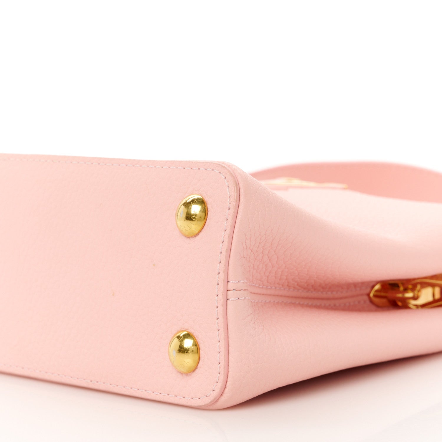 Louis Vuitton Taurillon Scrunchie Capucines BB Bubble Gum Pink 9 of 9