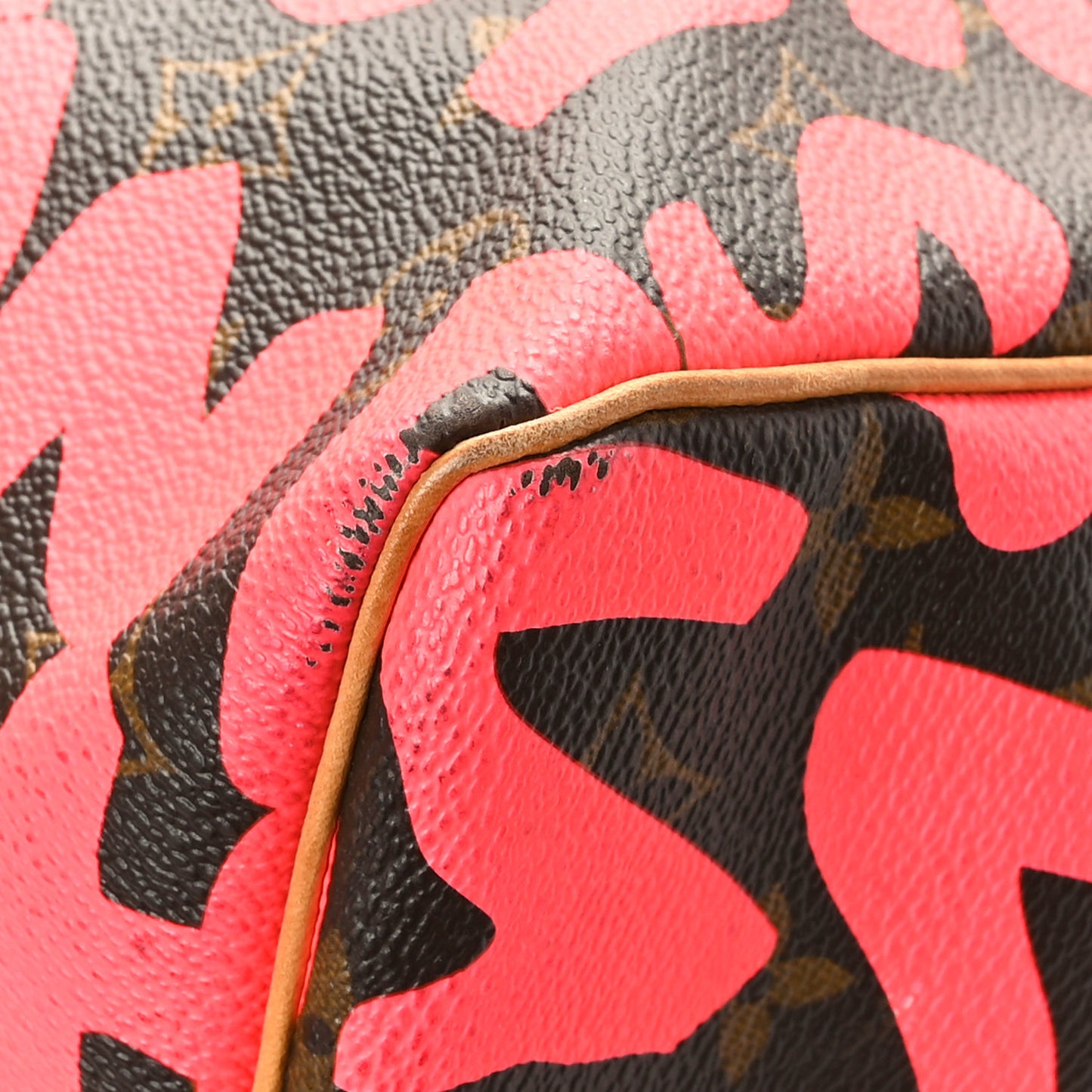 Monogram Graffiti Keepall 50 Fuchsia