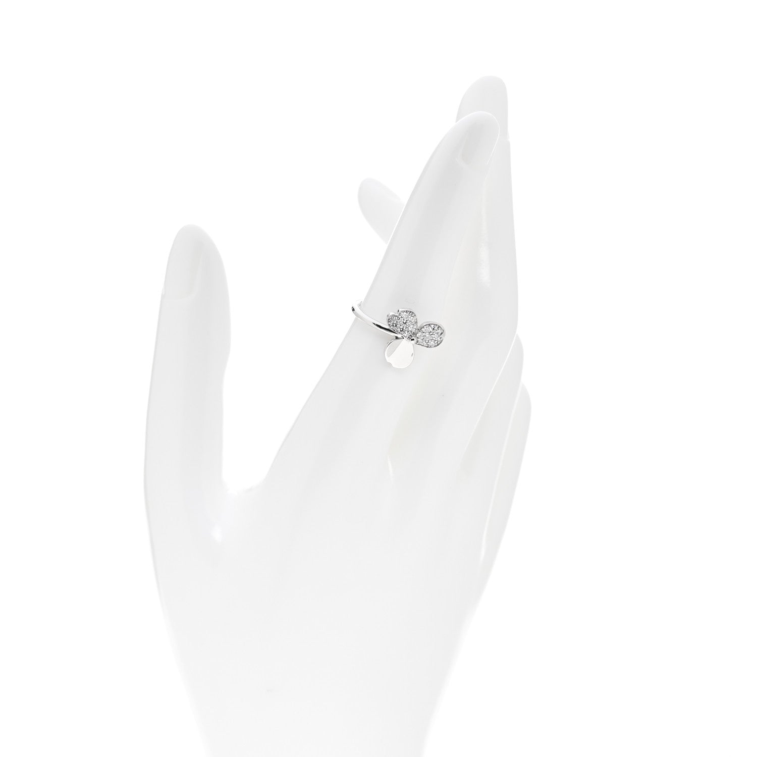 Tiffany Platinum Diamond Paper Flowers Ring 52 6 2 of 5