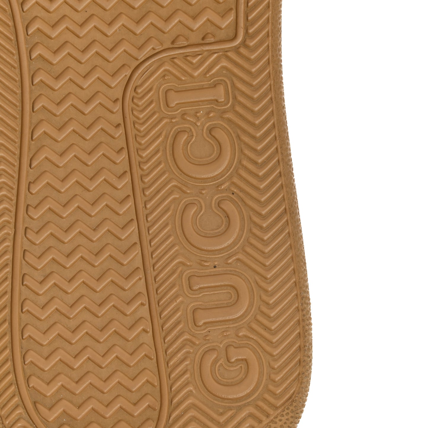 Dali Soft Calfskin GG Monogram Mens Chunky Sneakers 10 Hezelnut Beige Ebony Mystic White