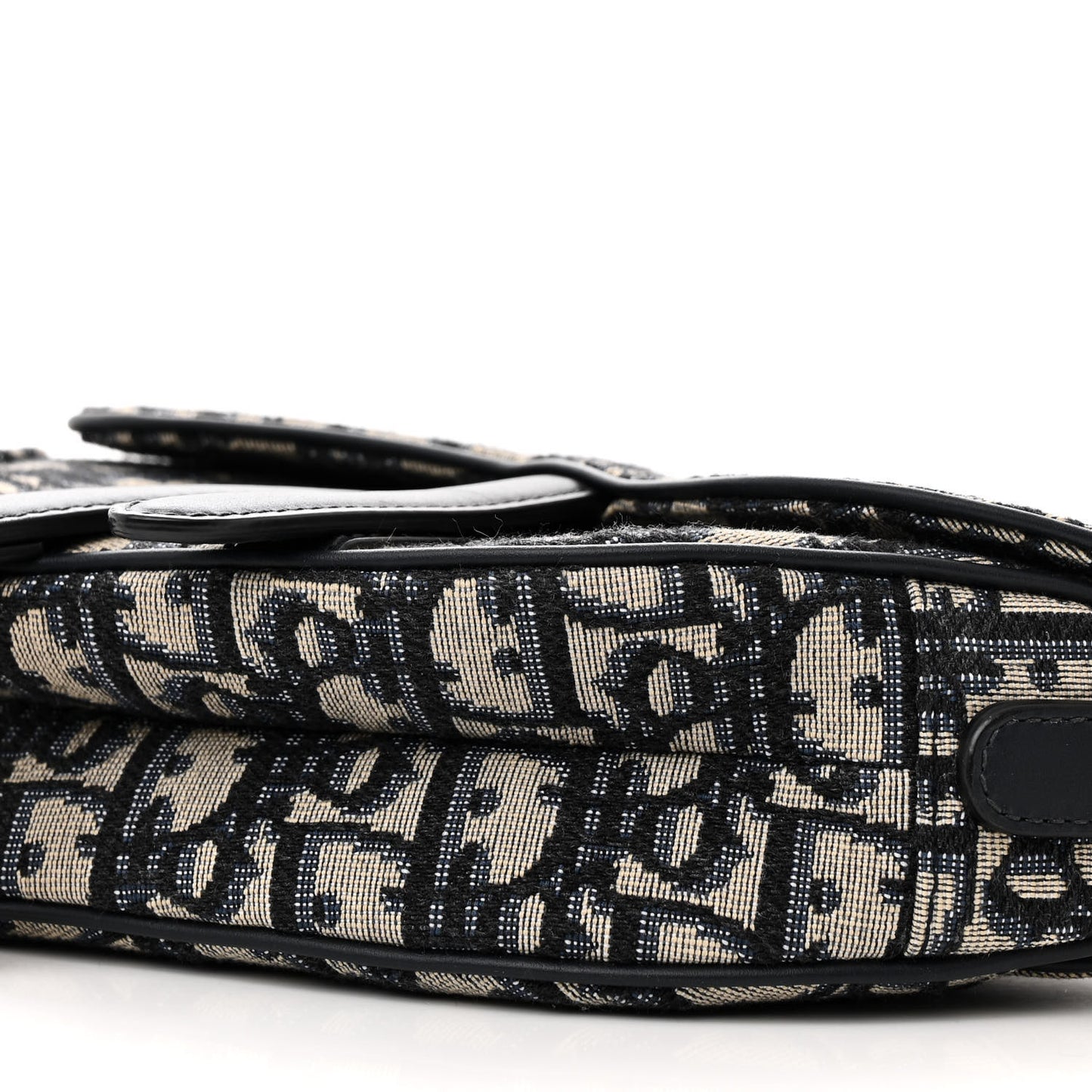 Oblique Mini Saddle Bag With Strap Blue