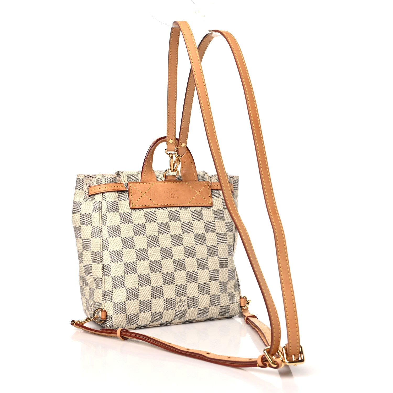 Louis Vuitton Damier Azur Sperone BB Backpack 3 of 8