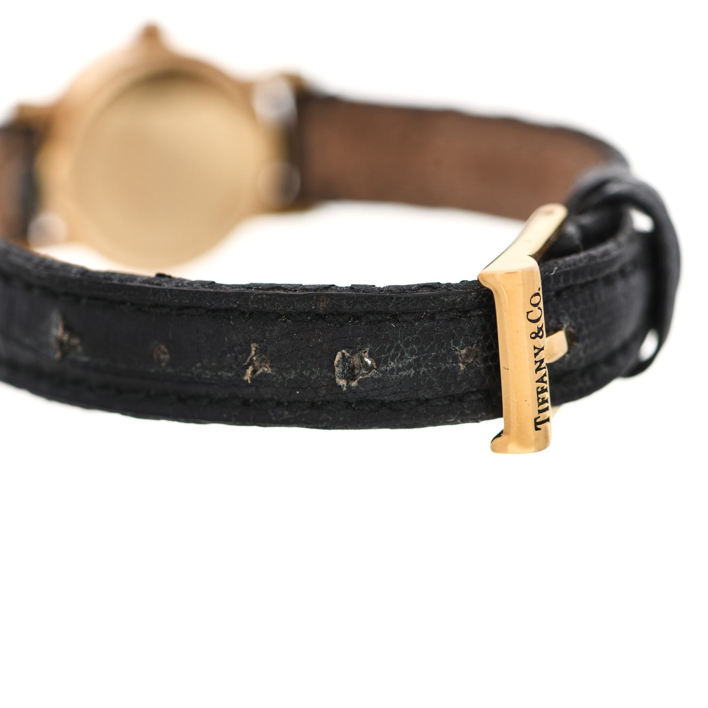18K Yellow Gold Lizard 19mm Atlas Quartz Watch Gold