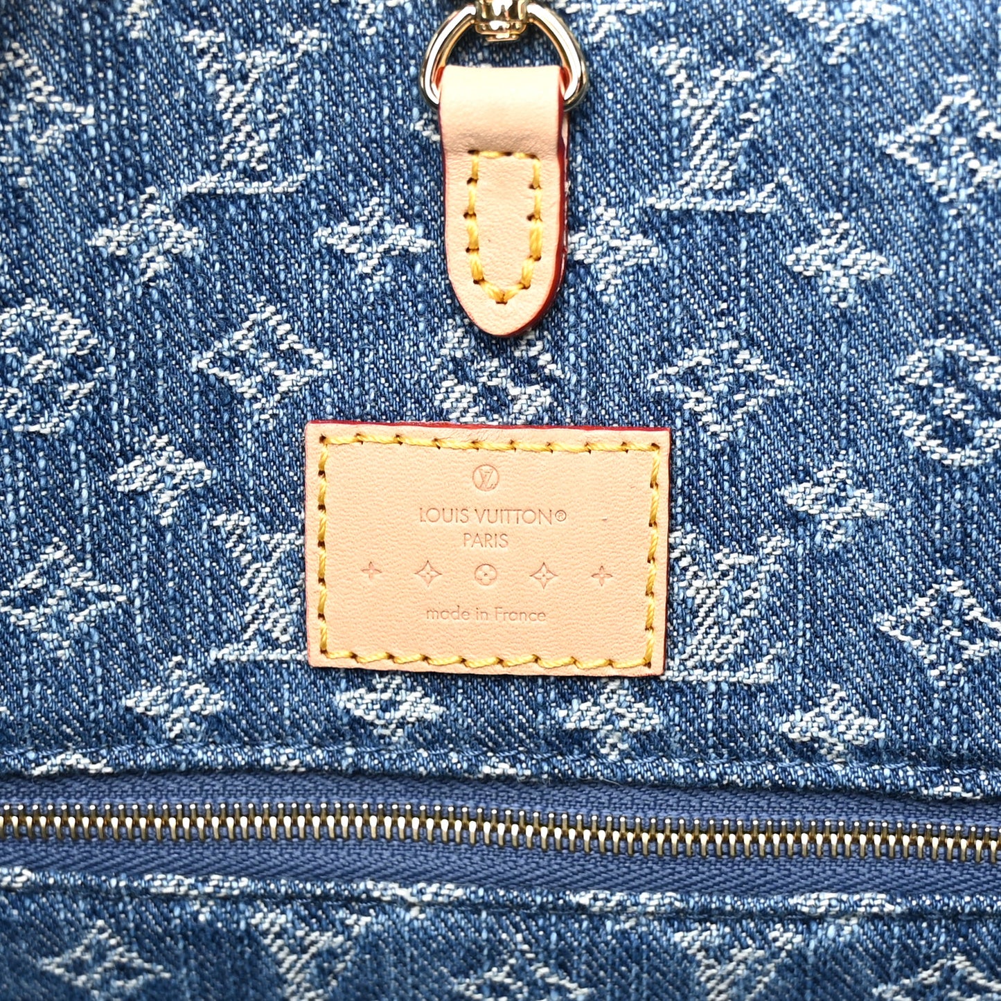Monogram Denim Onthego MM Blue