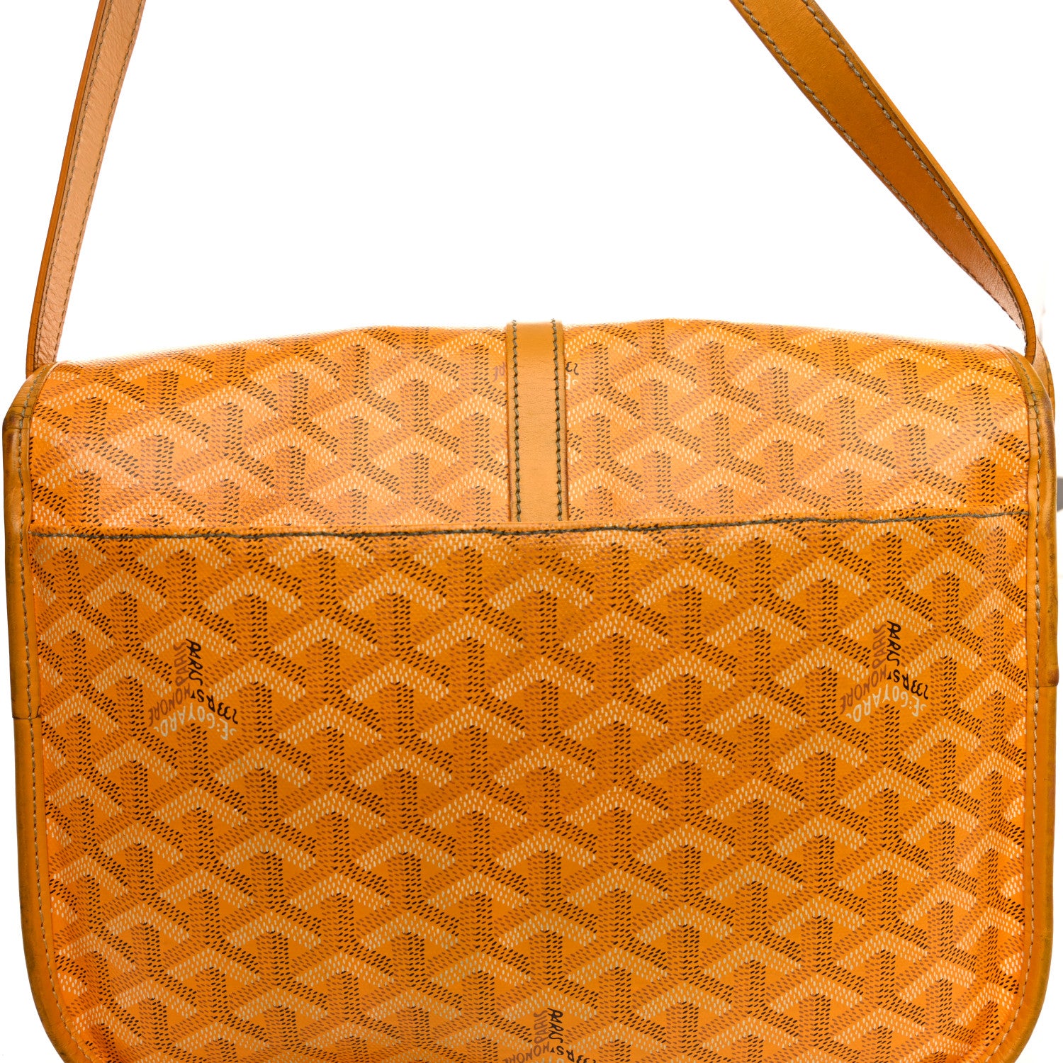 Goyard Goyardine Belvedere II MM Messenger Bag Yellow 22 of 22