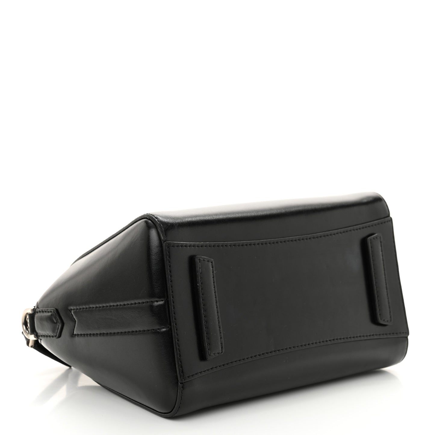 Shiny Lord Calfskin Mini Antigona Black