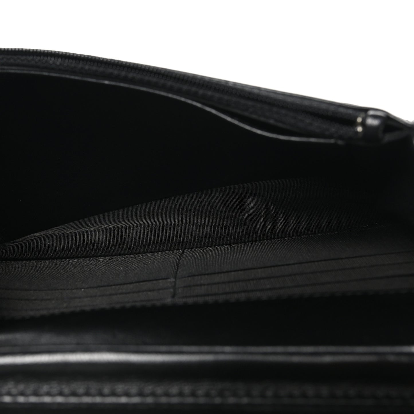 Lambskin Quilted Boy Wallet On Chain WOC Black