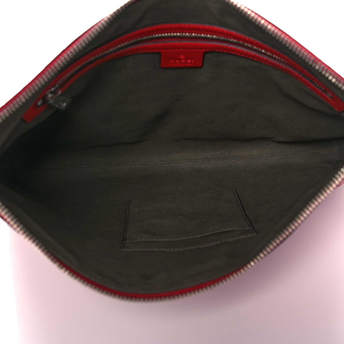 Guccissima Medium Flat Messenger Bag Red