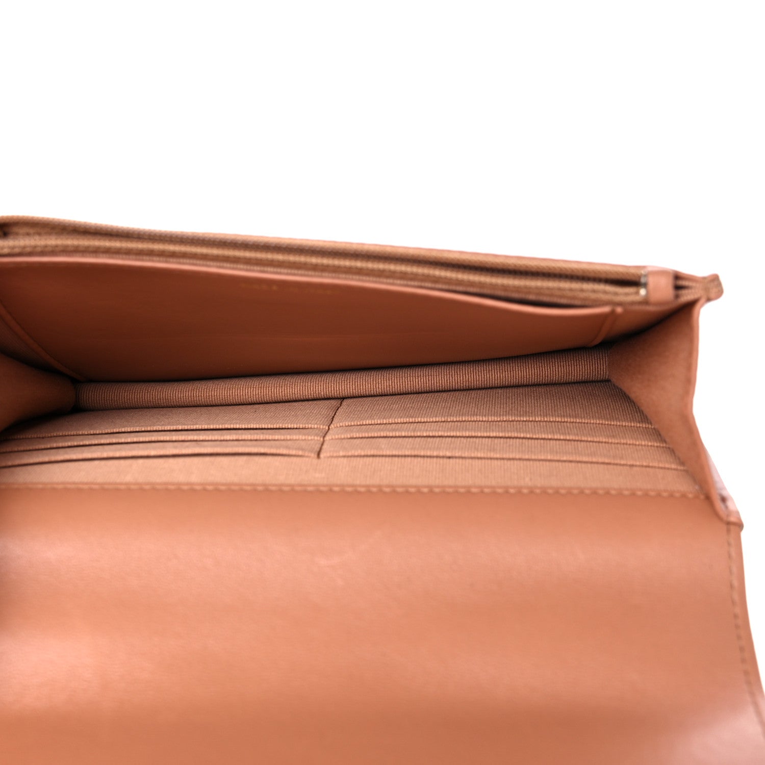 Chanel Lambskin Quilted Chanel 19 Wallet On Chain WOC Brown 5 of 12