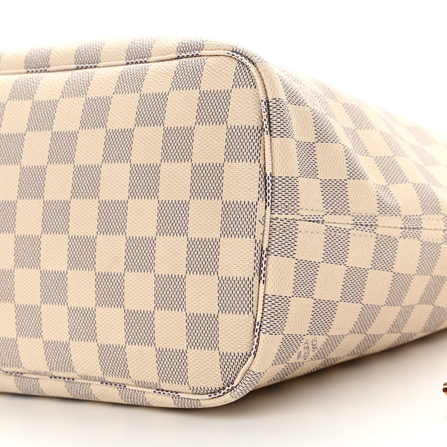 Damier Azur Neo Neverfull MM Rose Ballerine