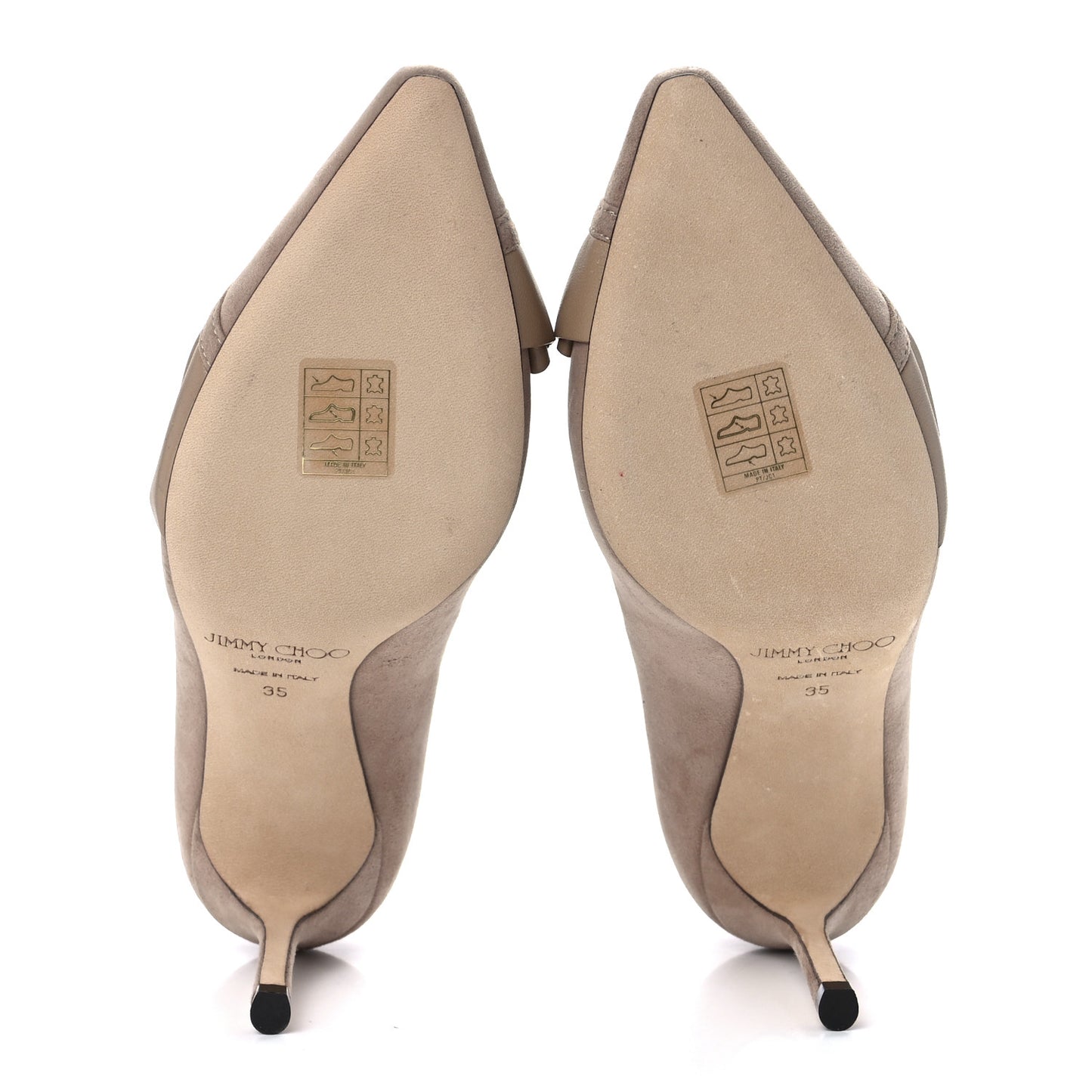 Suede Nappa Ruffle Leena 85 Pumps 35 Stone