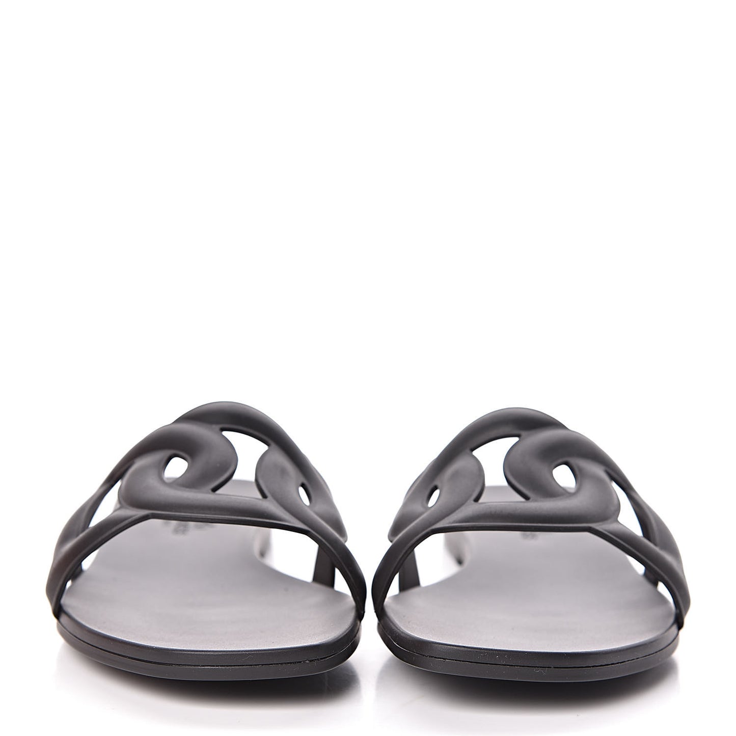 Rubber Aloha Sandals 36 Black