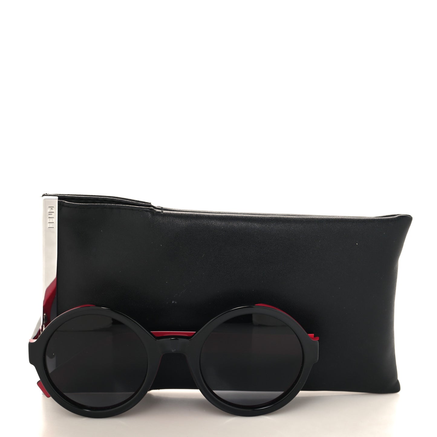 Round Sunglasses FF0120/S Black Red