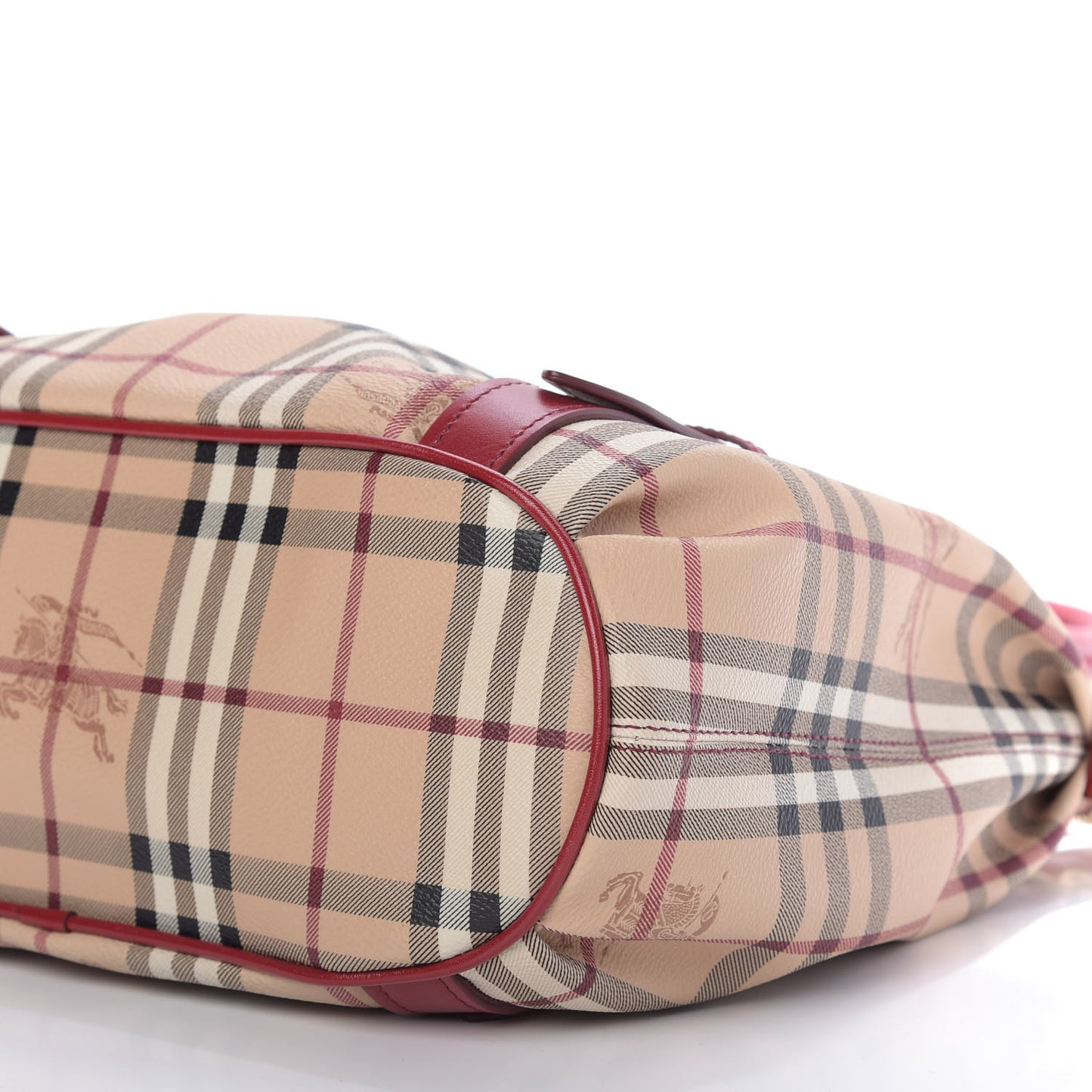Haymarket Check Small Northfield Tote Military Red