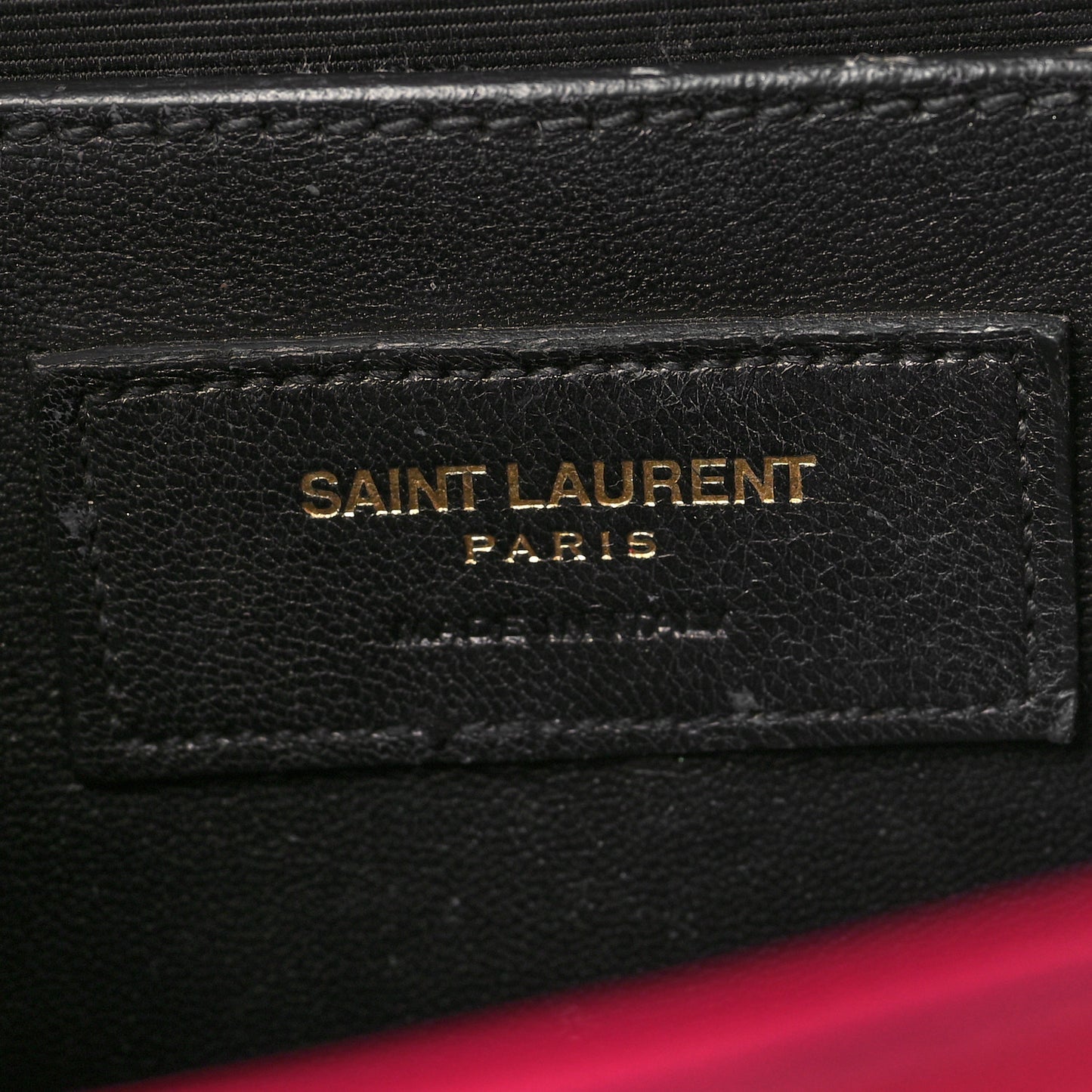 Grain De Poudre Medium Monogram Kate Satchel Lipstick Fuchsia