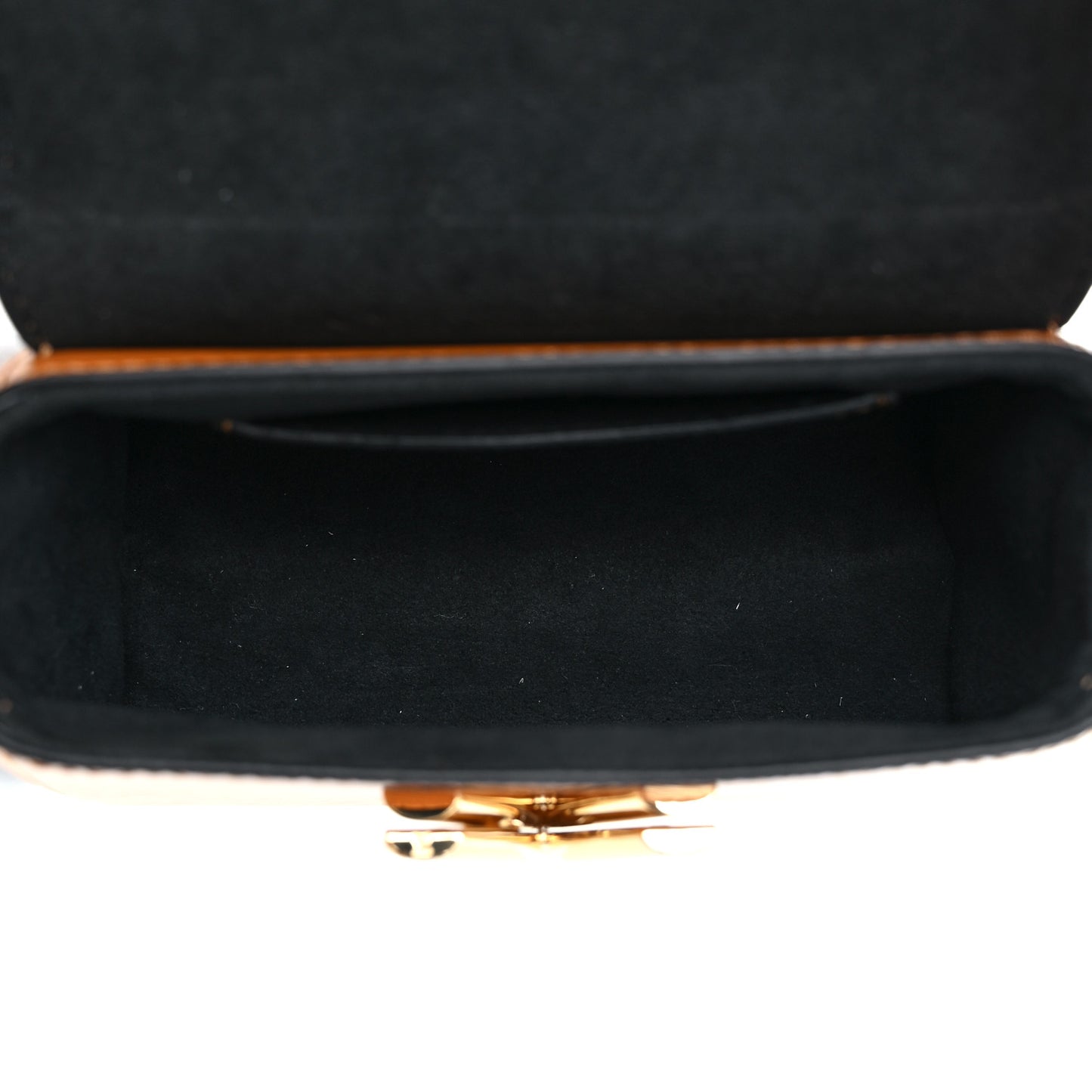 Epi Crafty Twist Shoulder Bag Mini Caramel