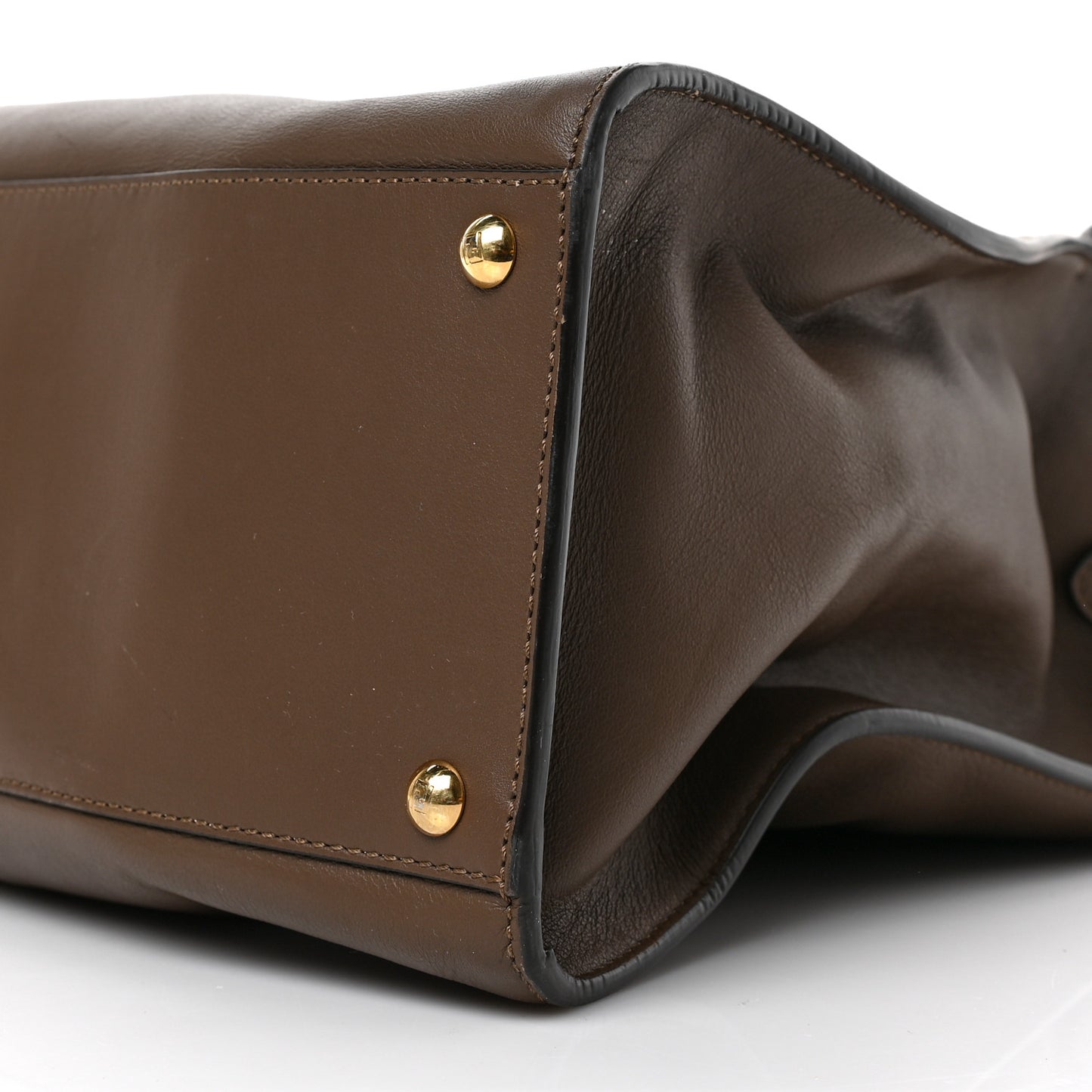 Vitello Seta Glazed Fabric FF 1974 Large Peekaboo X-Lite Maya Mogano Panna