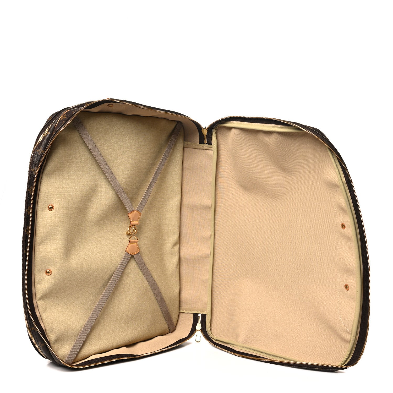 Louis Vuitton Monogram Alize 2 Compartment Luggage Travel Bag 4 of 12