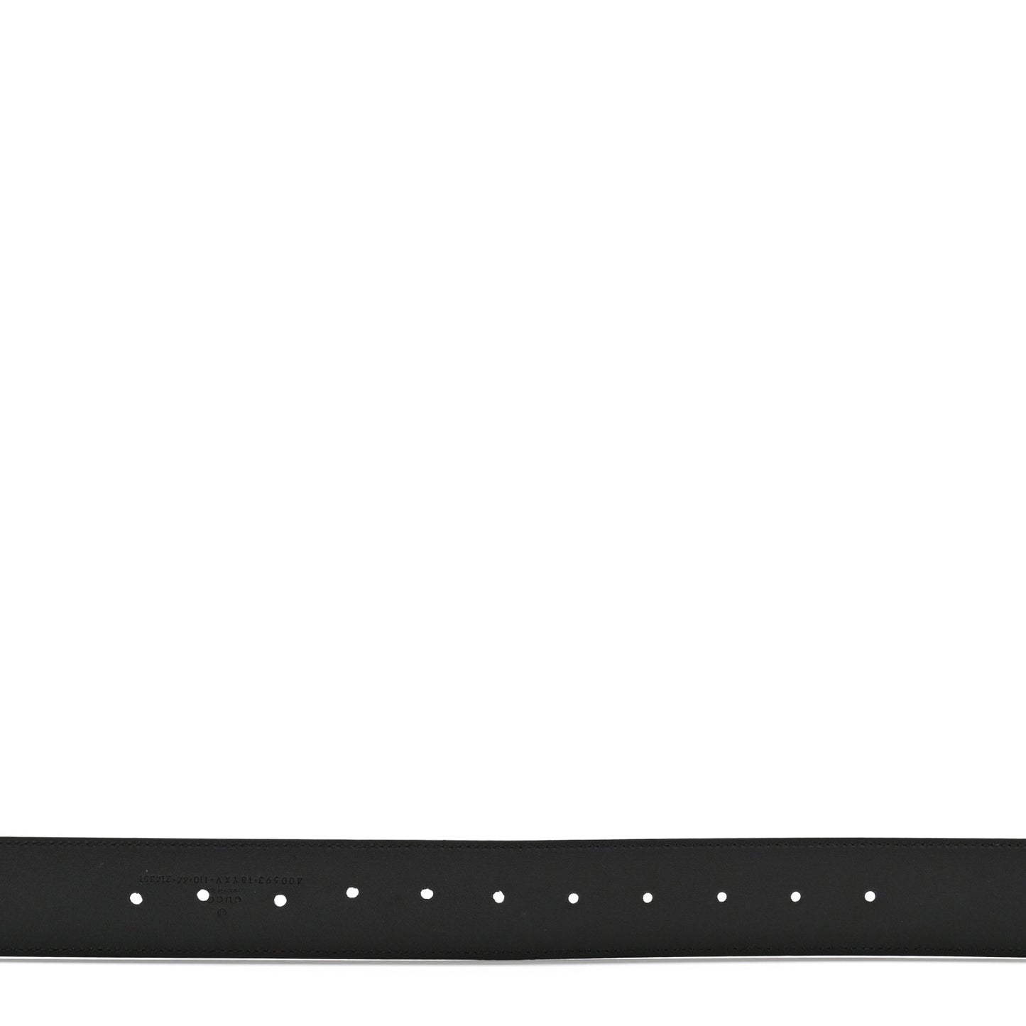 Azalea Calfskin Enamel Monochrome Double G 40mm Belt 110 44 Black