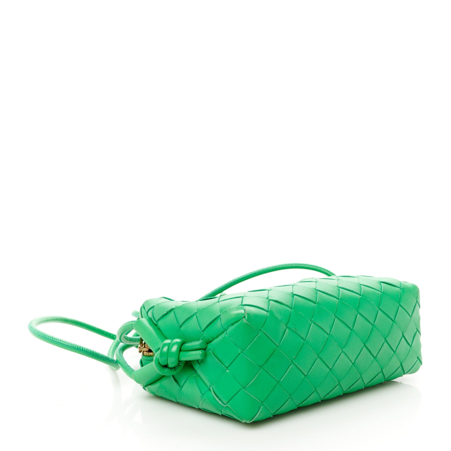 Nappa Intrecciato Mini Loop Camera Bag Parakeet