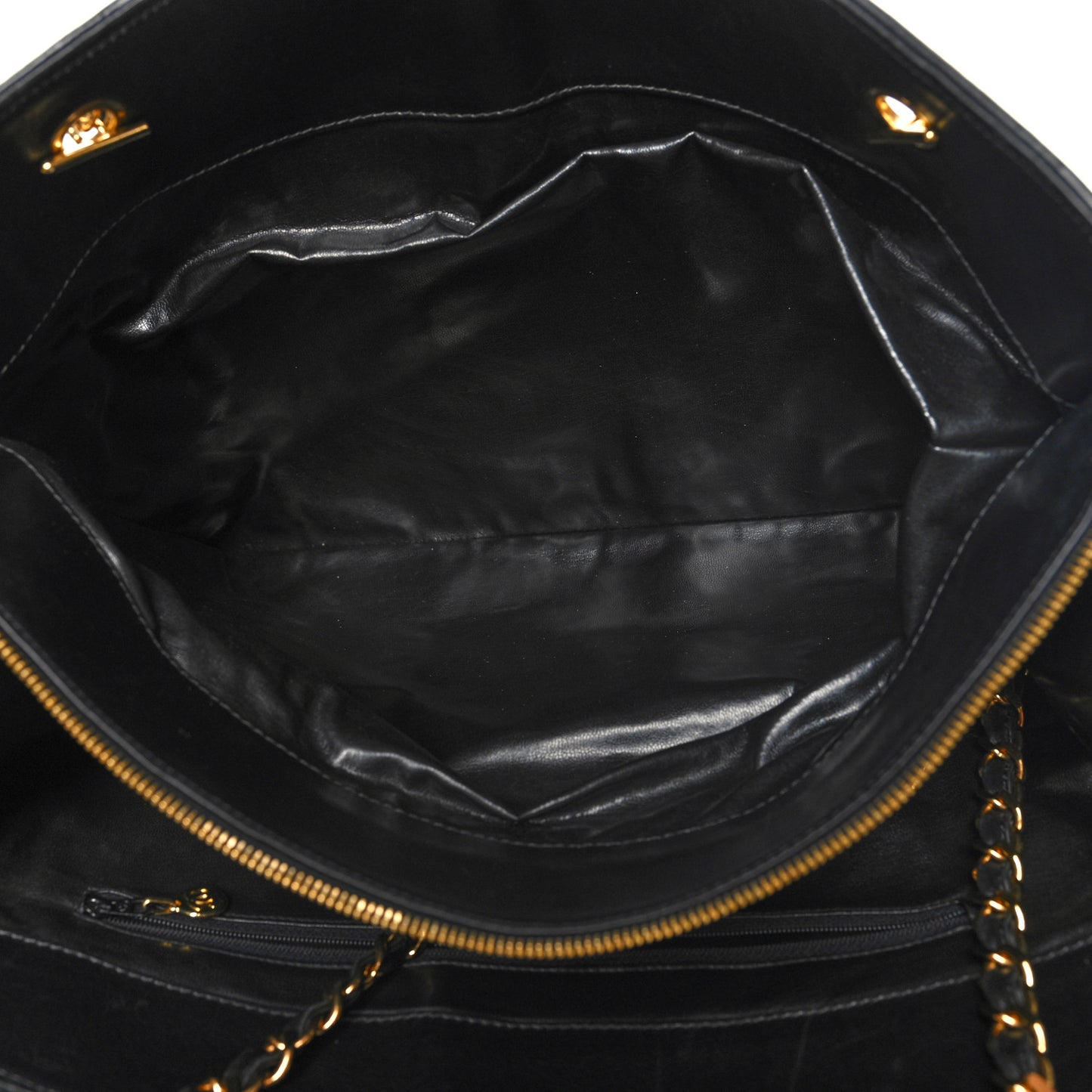 Calfskin Stitched XL Weekender Black