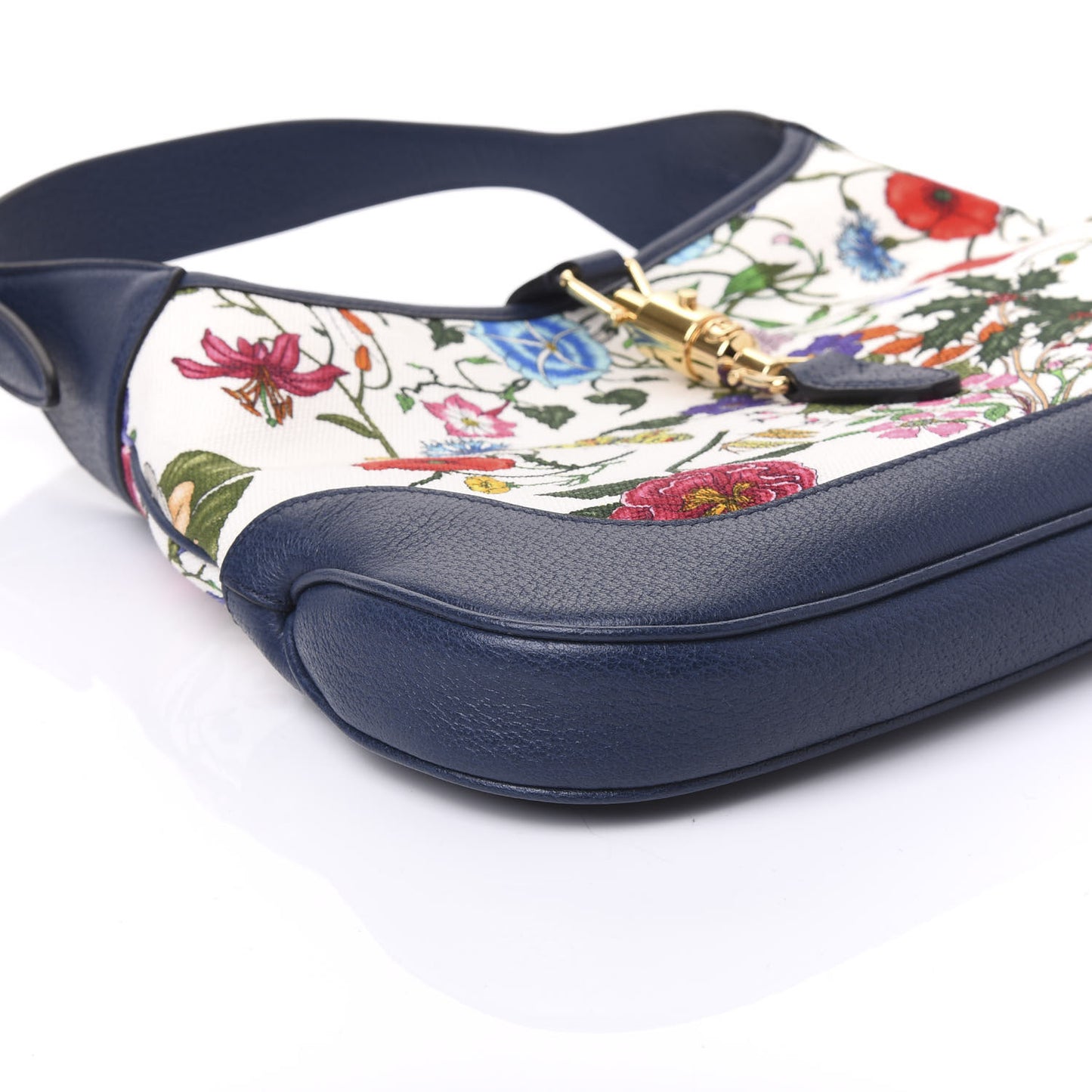 Canvas Flora Medium Jackie Hobo Blue Agata