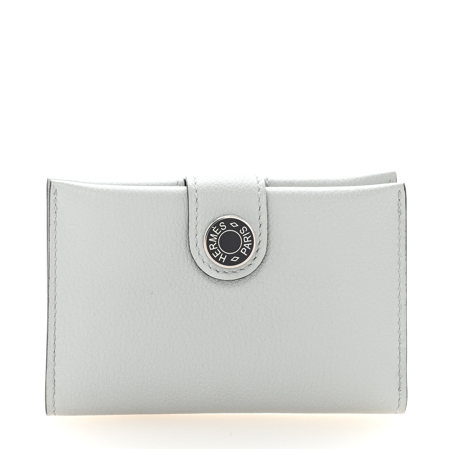 Hermes Evercolor Bi-Color RMS Card Holder Bleu Glacier Ardoise