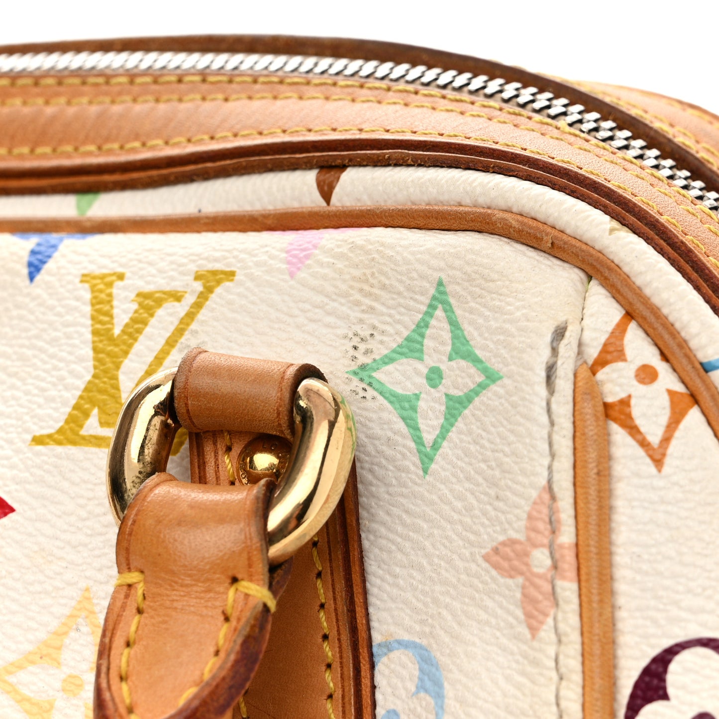 Monogram Multicolor Priscilla White