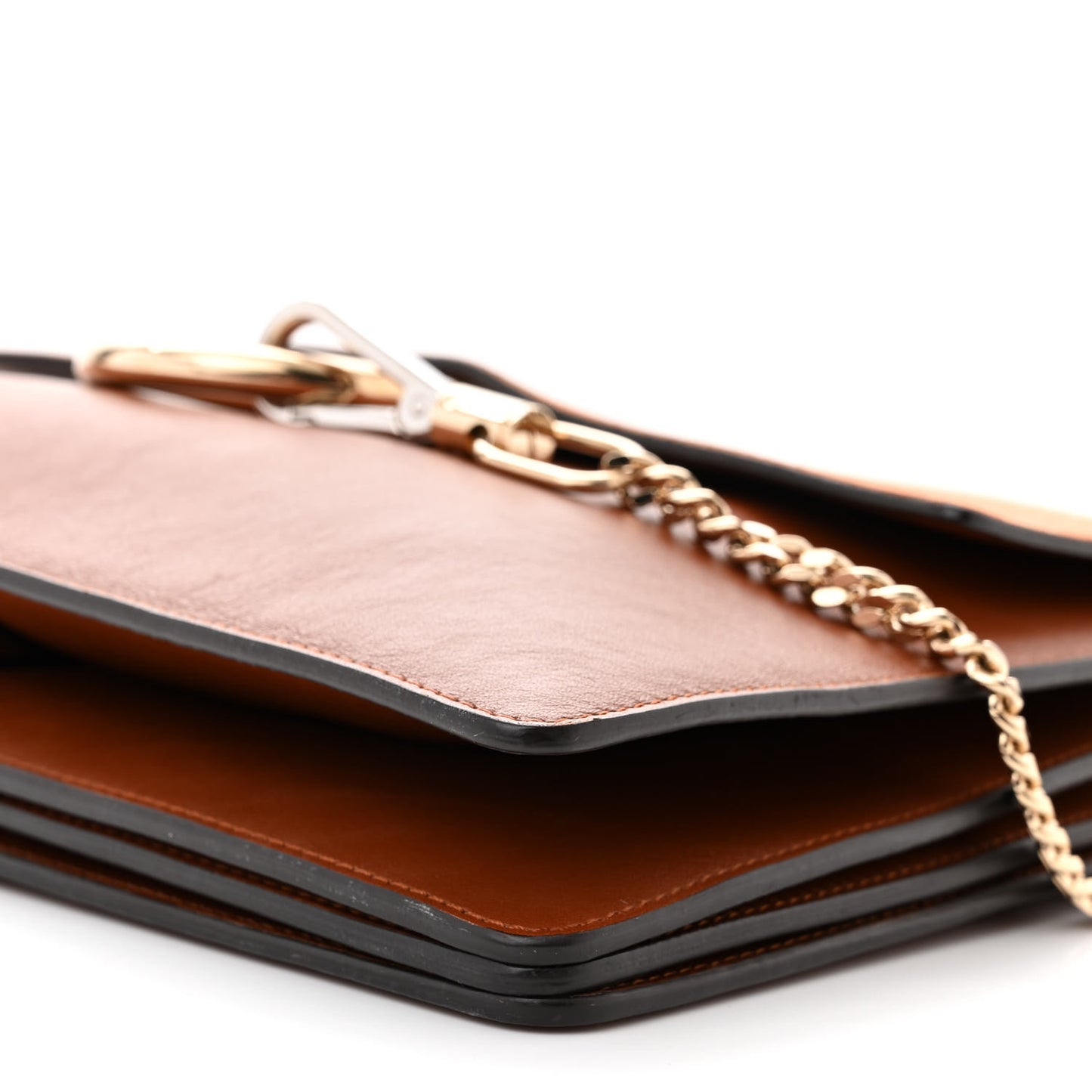 Suede Calfskin Medium Faye Shoulder Bag Tobacco