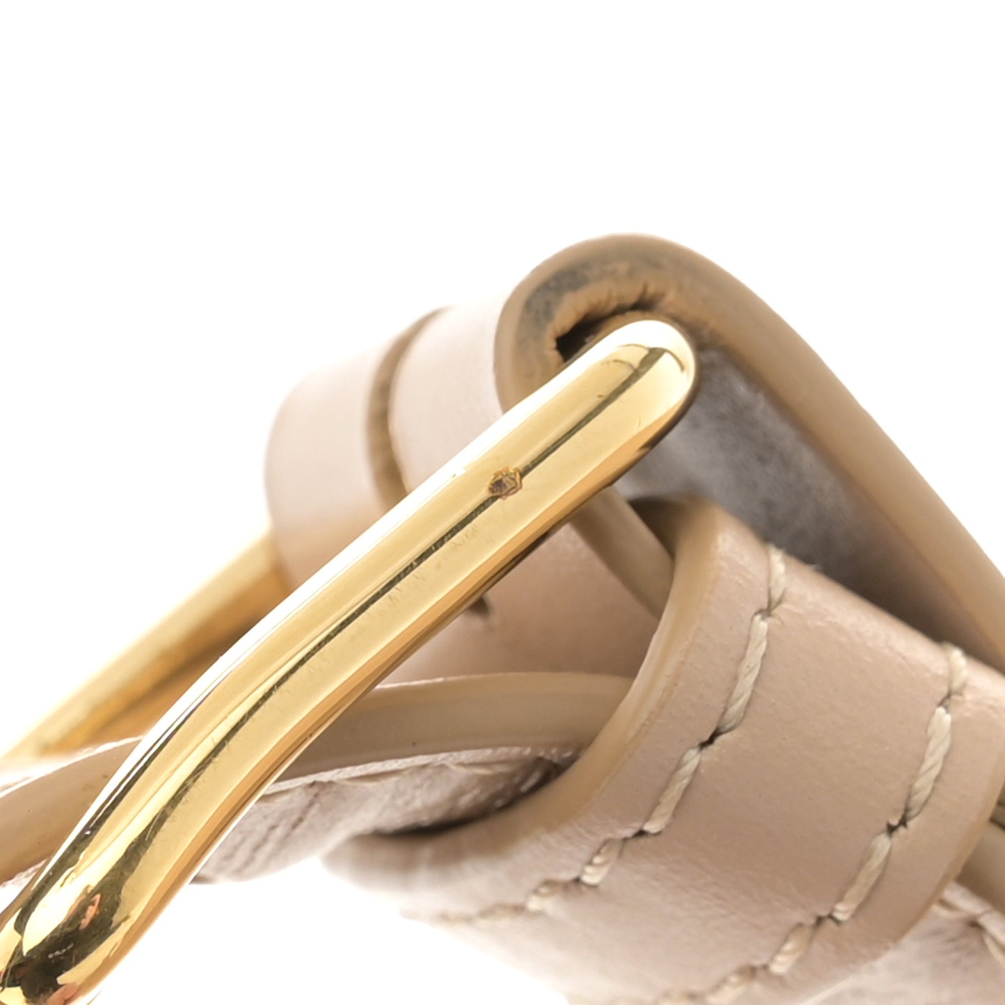 Shiny Calfskin Medium Triomphe Nude
