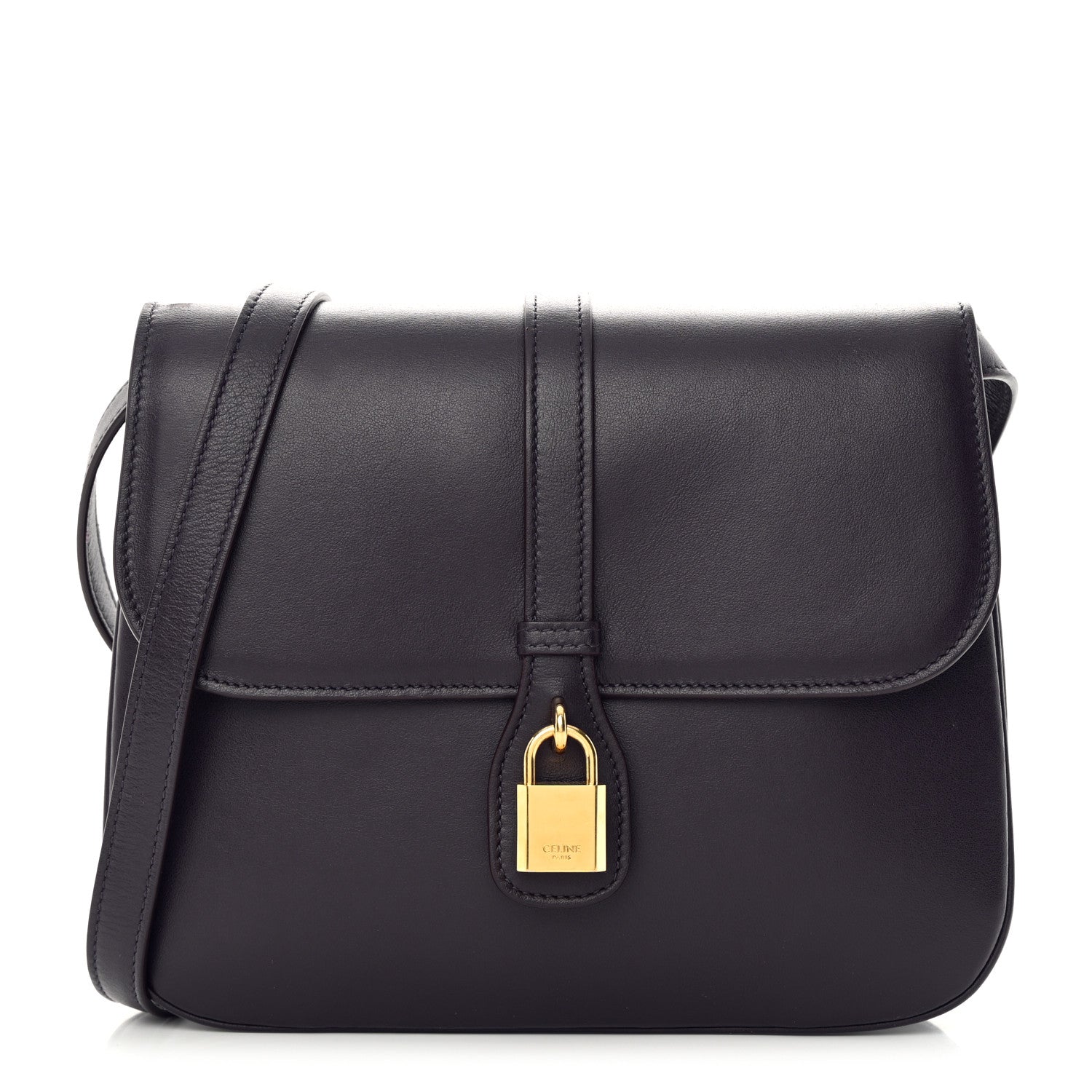 Celine Smooth Calfskin Medium Tabou Aubergine 1 of 17