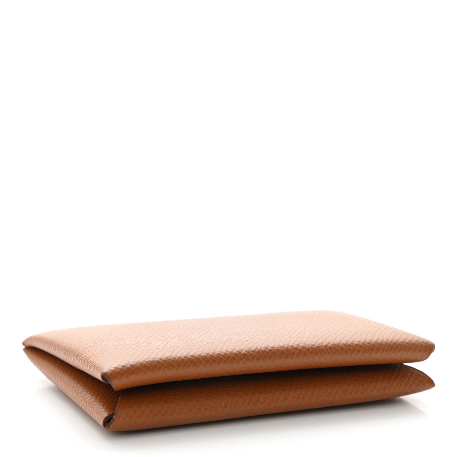 Hermes Epsom Calvi Card Case Gold 3 of 8