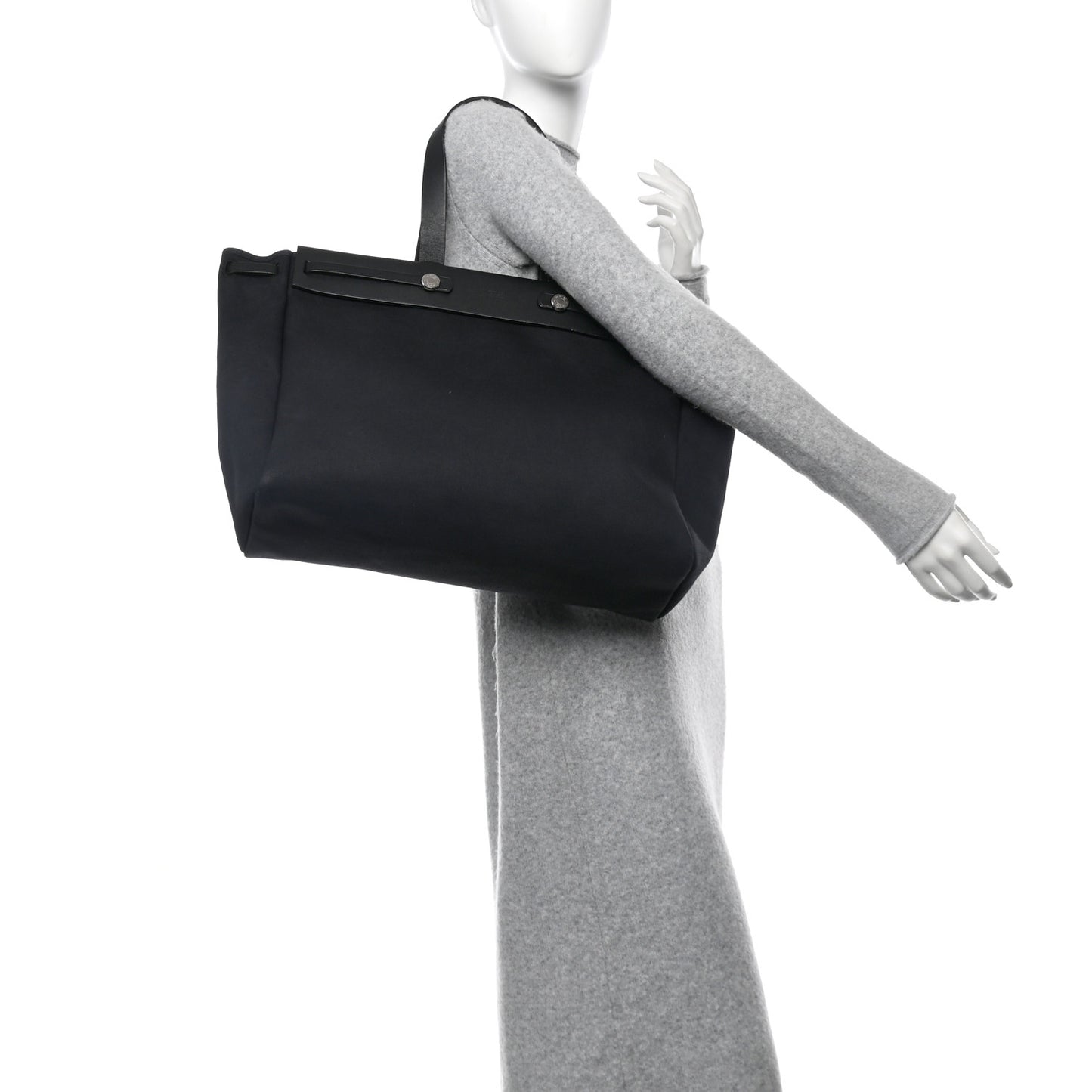 Toile Vache Hunter Herbag Cabas MM Black