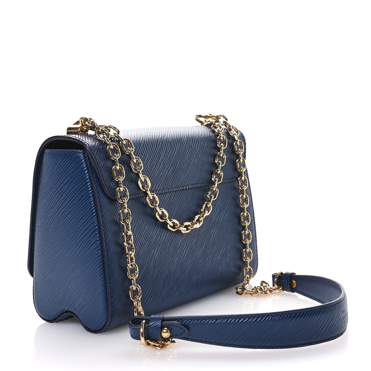 Epi Twist Shoulder Bag MM Indigo