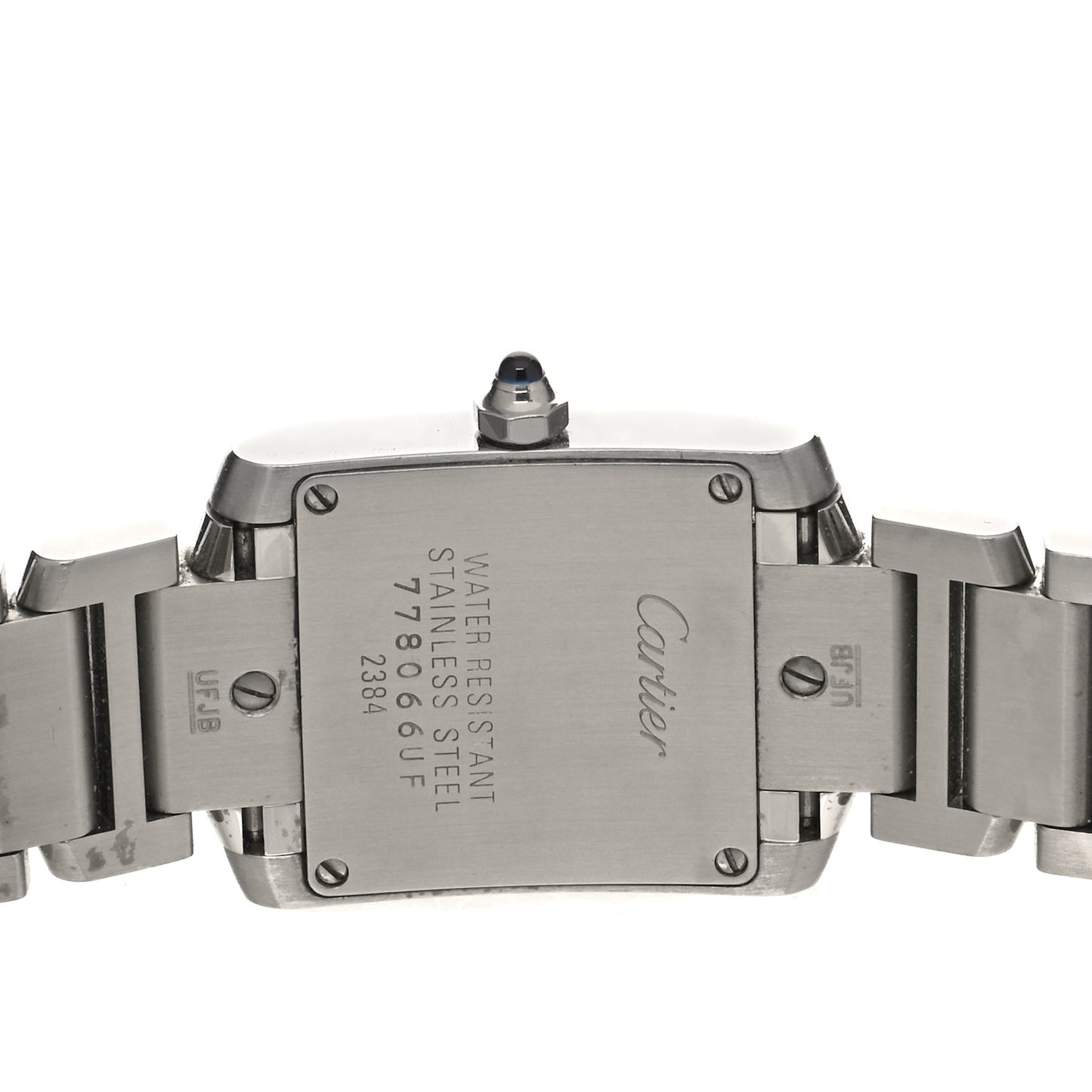 Stainless Steel 20mm Tank Francaise Quartz Watch