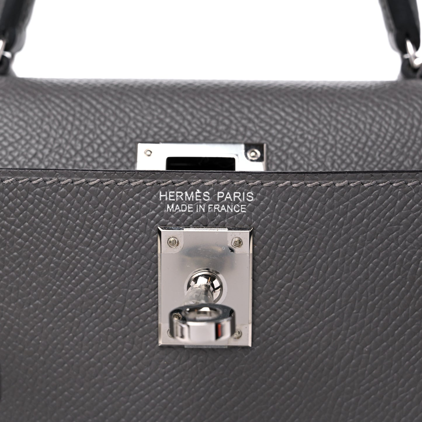 Epsom Mini Kelly Sellier 20 Gris Meyer