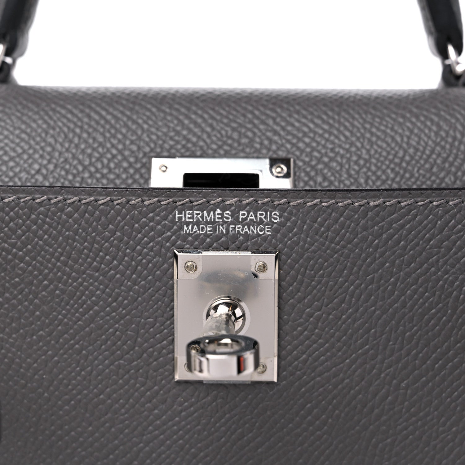 Hermes Epsom Mini Kelly Sellier 20 Gris Meyer 5 of 9