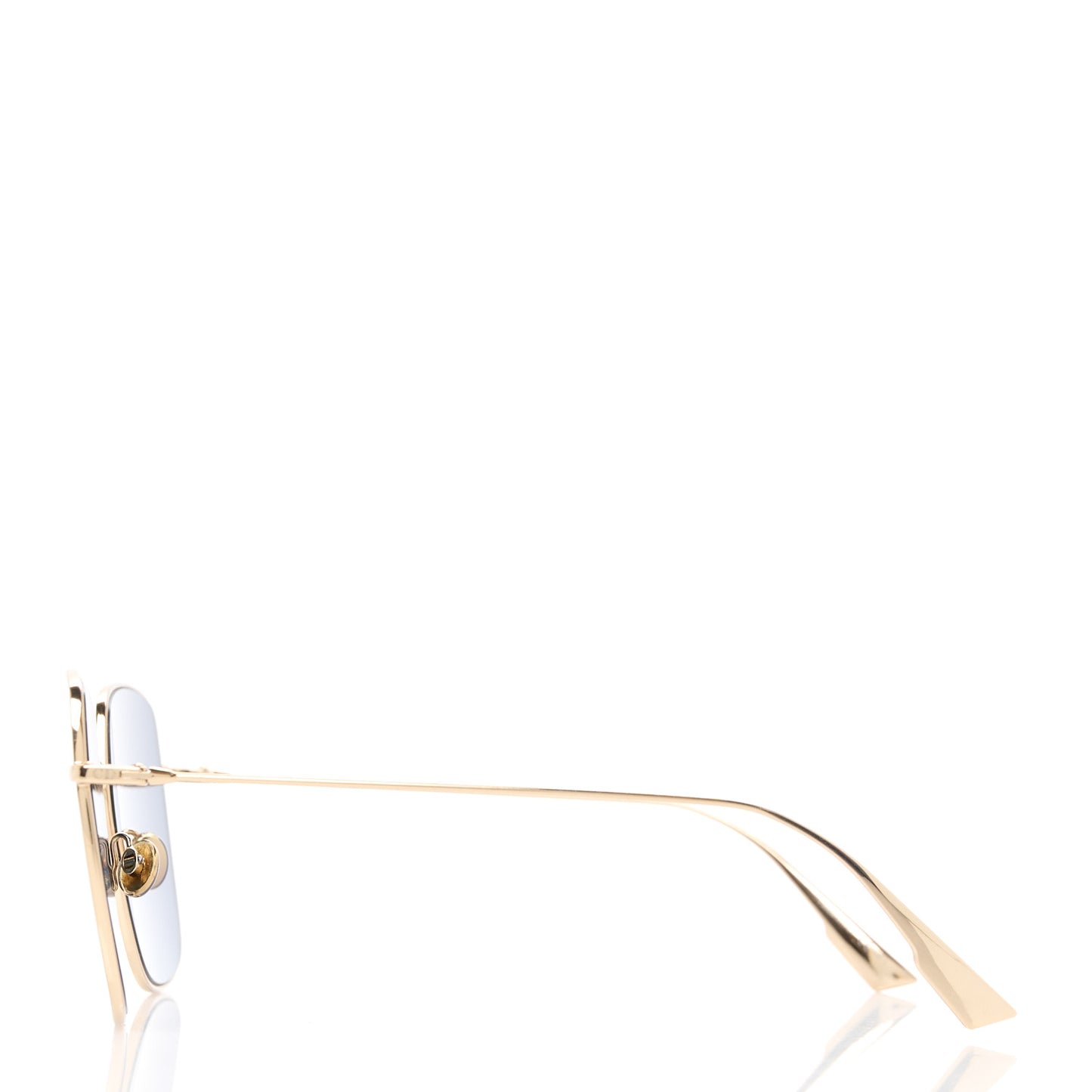 Metal Stellaire 1 Square Sunglasses Gold