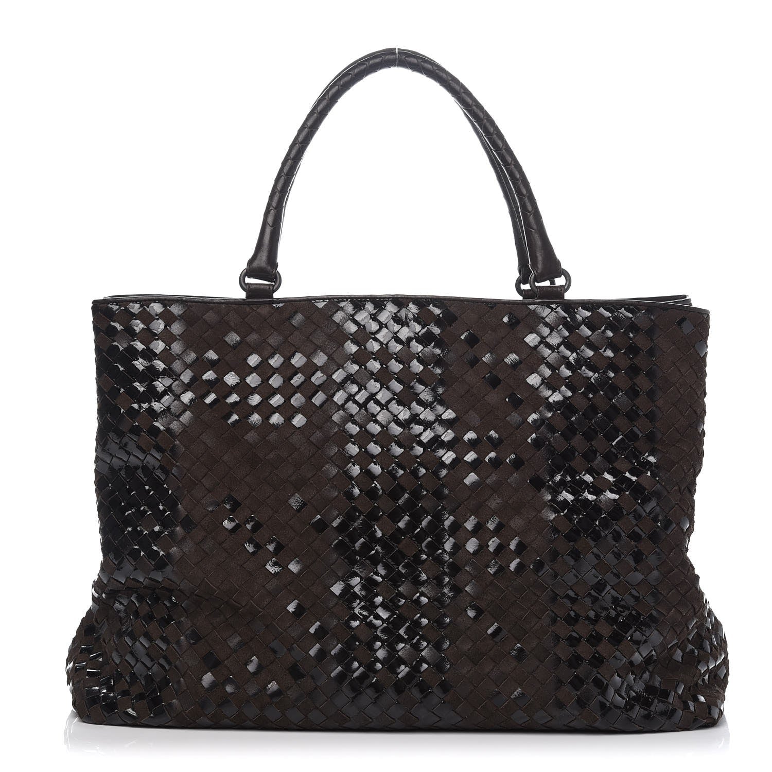 Bottega Veneta Intrecciato Rugiada Vintaga Shopper Moro 1 of 8