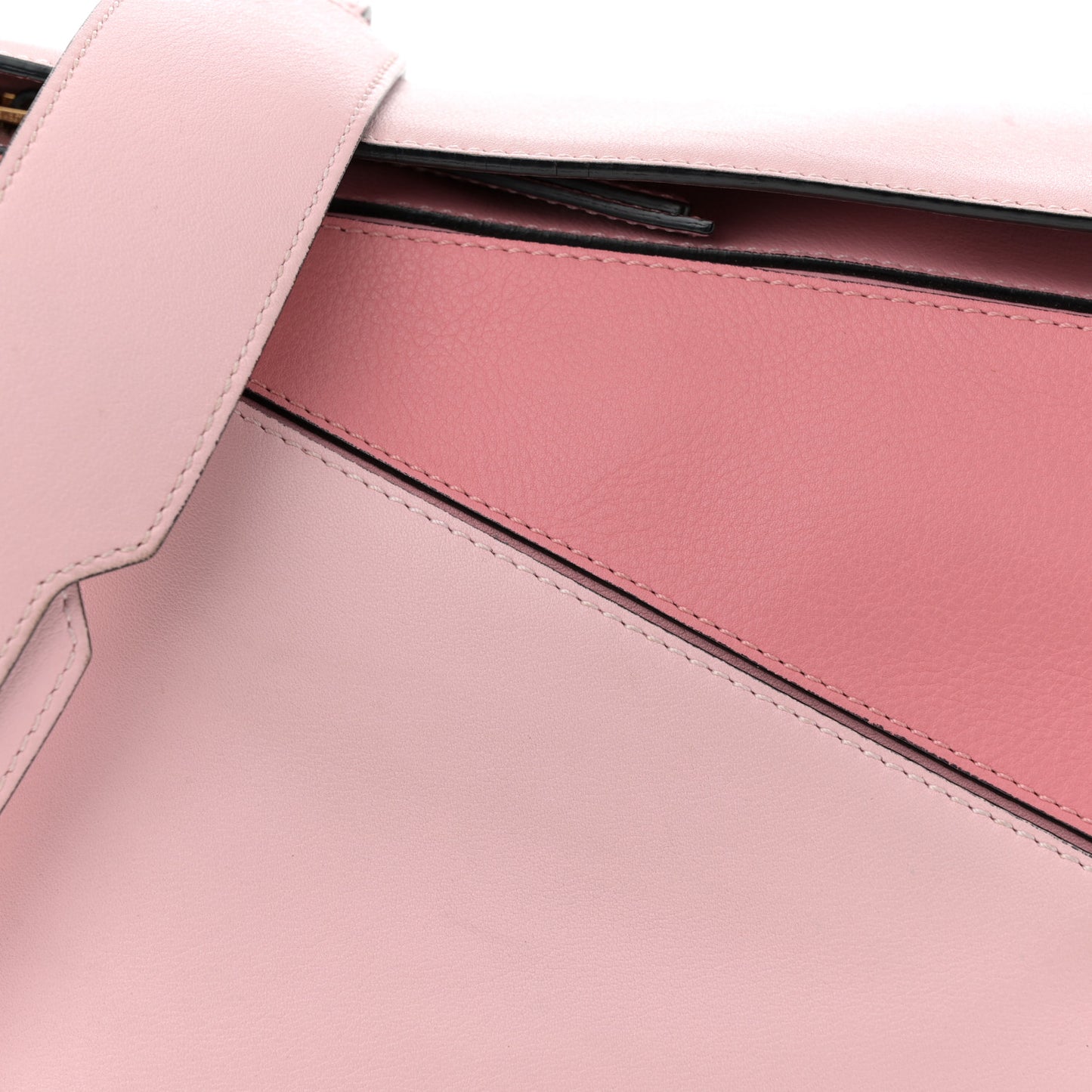 Calfskin Medium Puzzle Bag Soft Pink