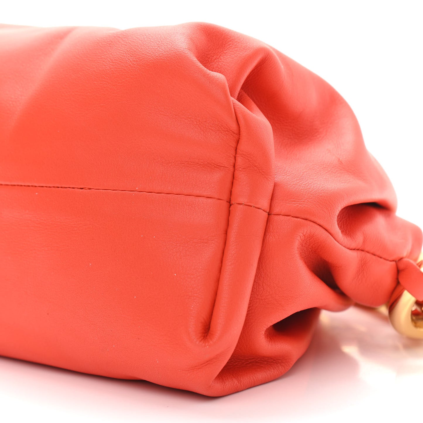 Calfskin The Pouch Chain Orange