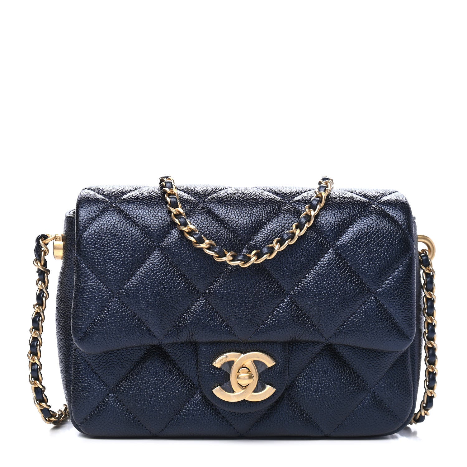 Chanel Iridescent Caviar Quilted Mini My Perfect Flap Black 842884