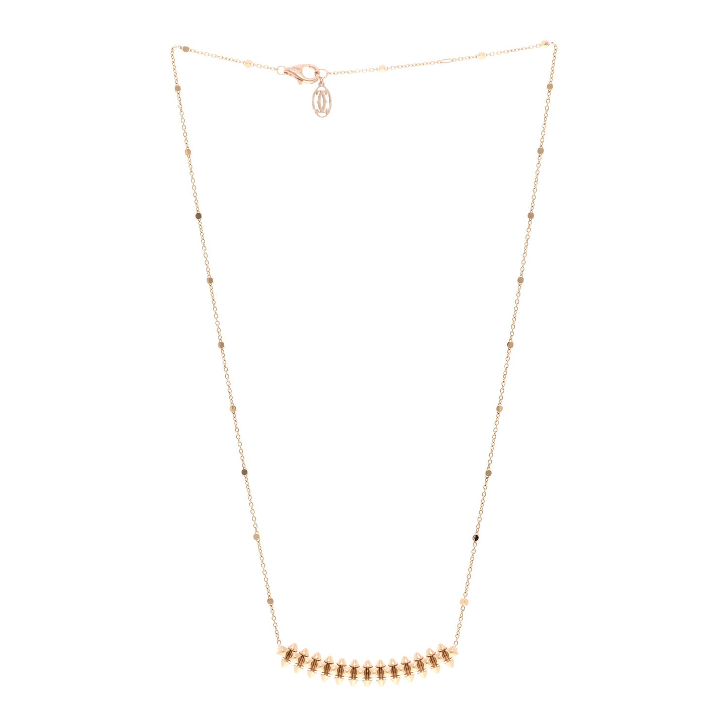 18K Pink Gold Small Clash de Cartier Necklace