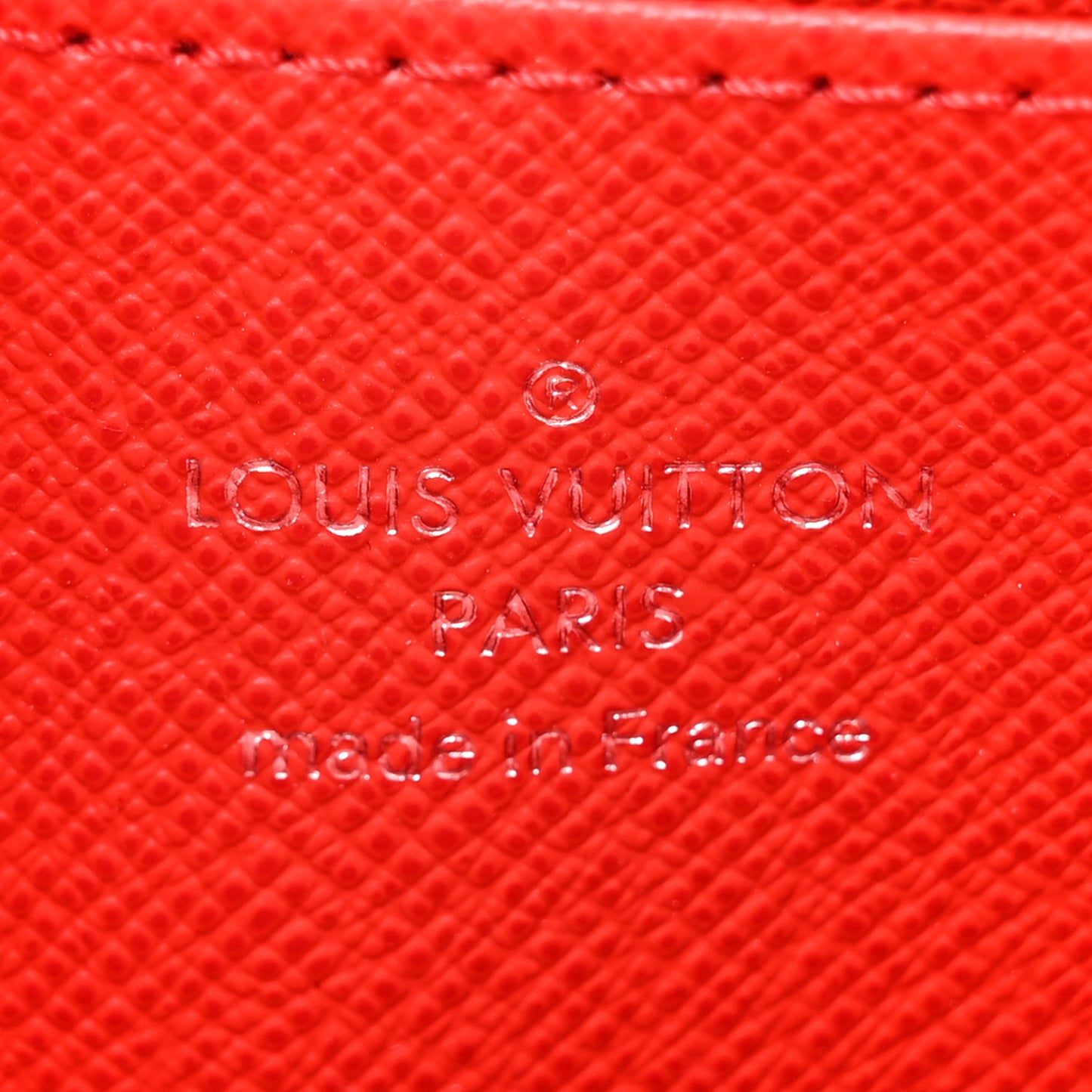 Epi Zippy Coin Purse Coquelicot