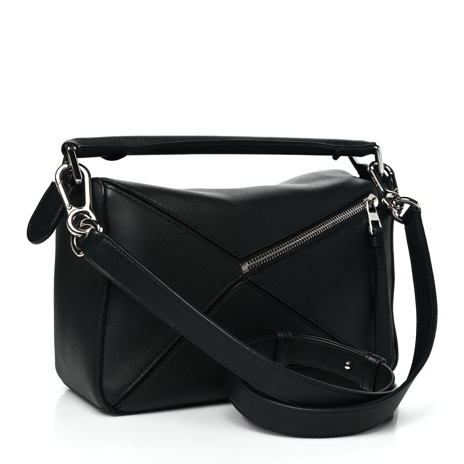 Loewe Calfskin Small Puzzle Bag Black 3 of 9