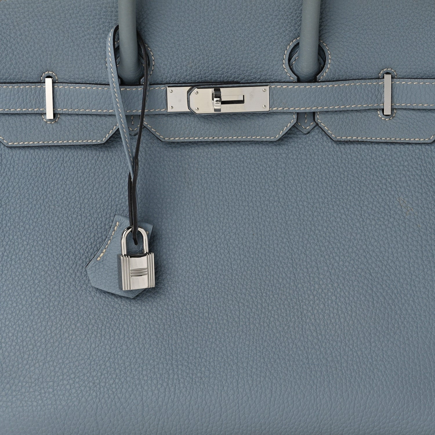Hermes Togo BIRKIN 35 Bleu Lin 8 of 14