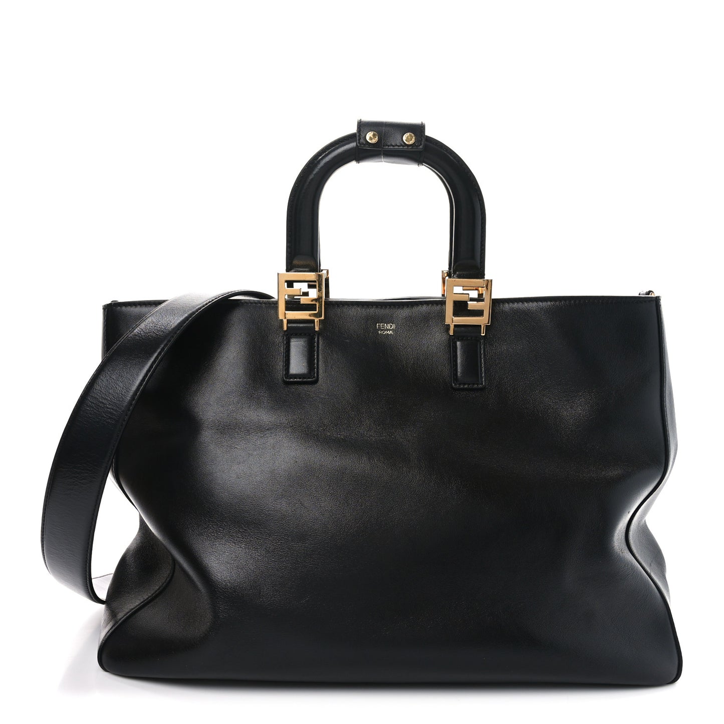 Vitello Glacier Large FF Tote Black