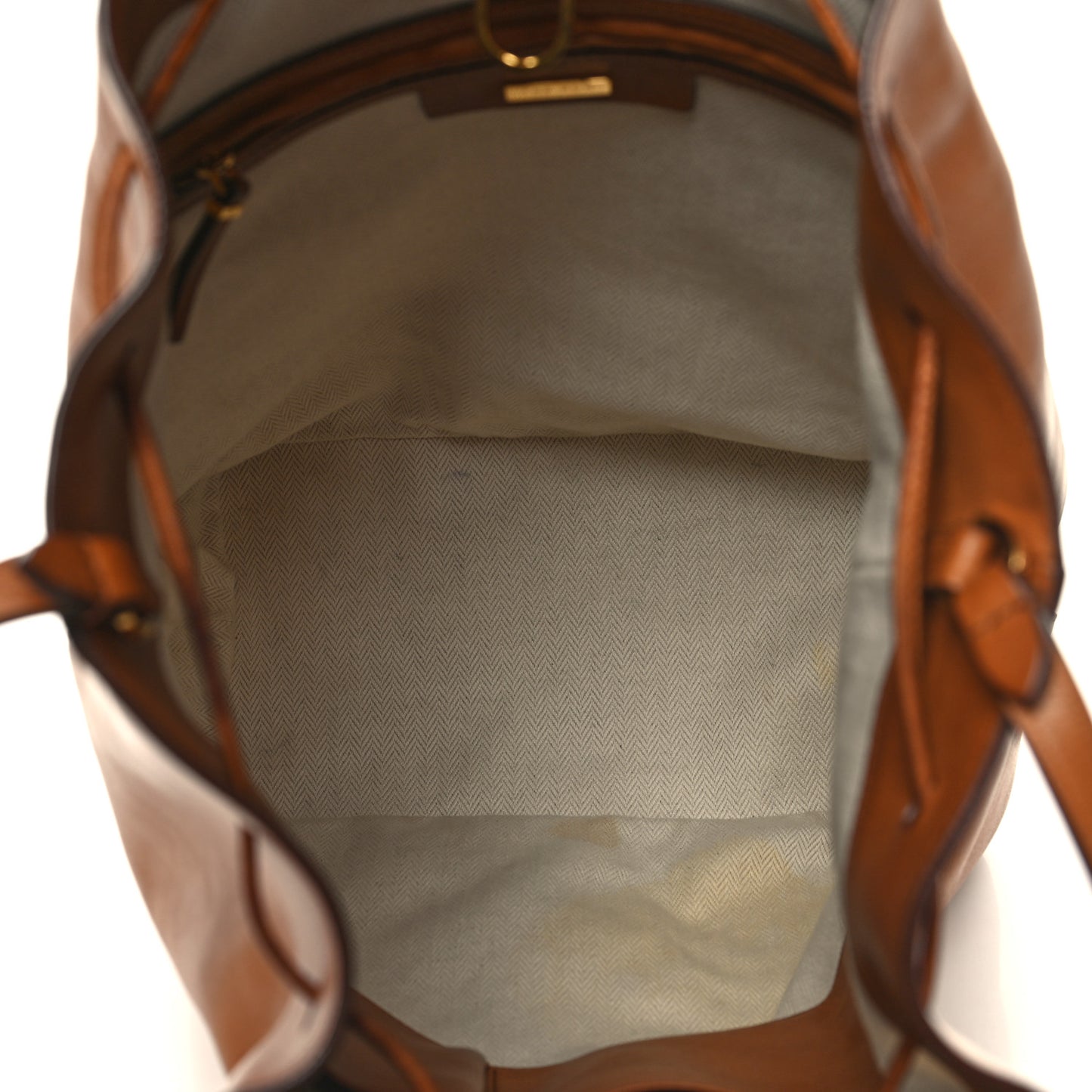 Saddle Calfskin Backpack 11 Brandy